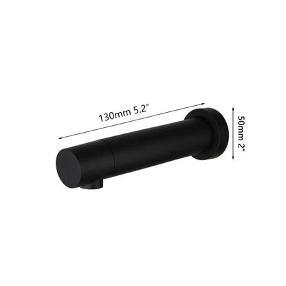 Black sensor tap Baltic short model 130 MM