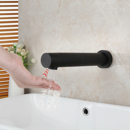 Sensor tap Baltic black cold wall tap