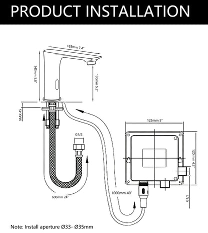 Sensomatica Sensor Kraan – Koudwatermodel | Brons