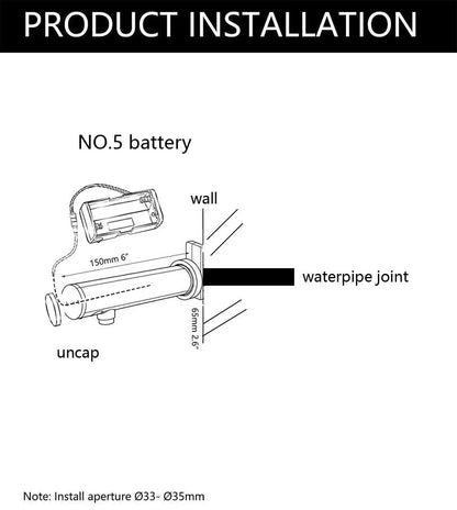 Sensomatica Sensorkraan Stange 150 MM Chroom
