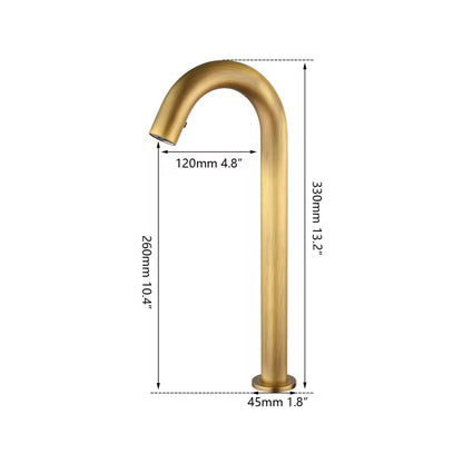 Cesaro Large bronze sensor tap 330 MM version