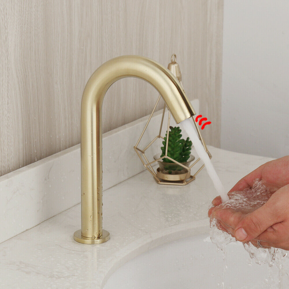 Sensor tap Cesaro brushed gold 190MM cold model