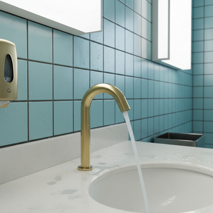 Sensomatica Cesaro gebürstetes Gold 245MM Kaltmodell