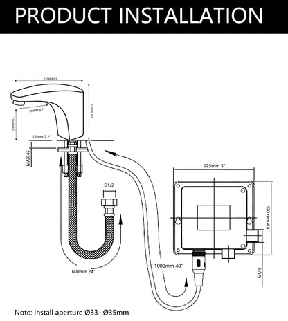 Sensomatica Sensor Kraan – Chroom