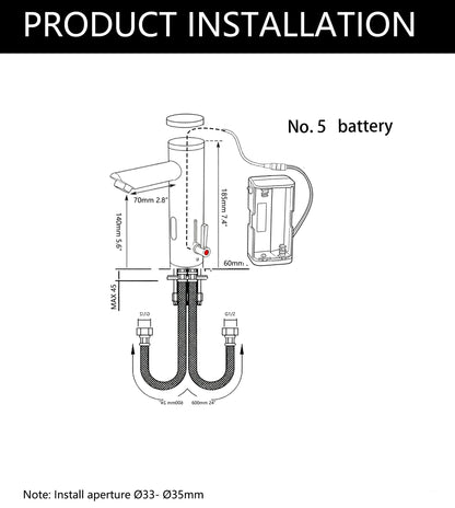 Sensomatica Sesto sensorkraan met warmteregelaar
