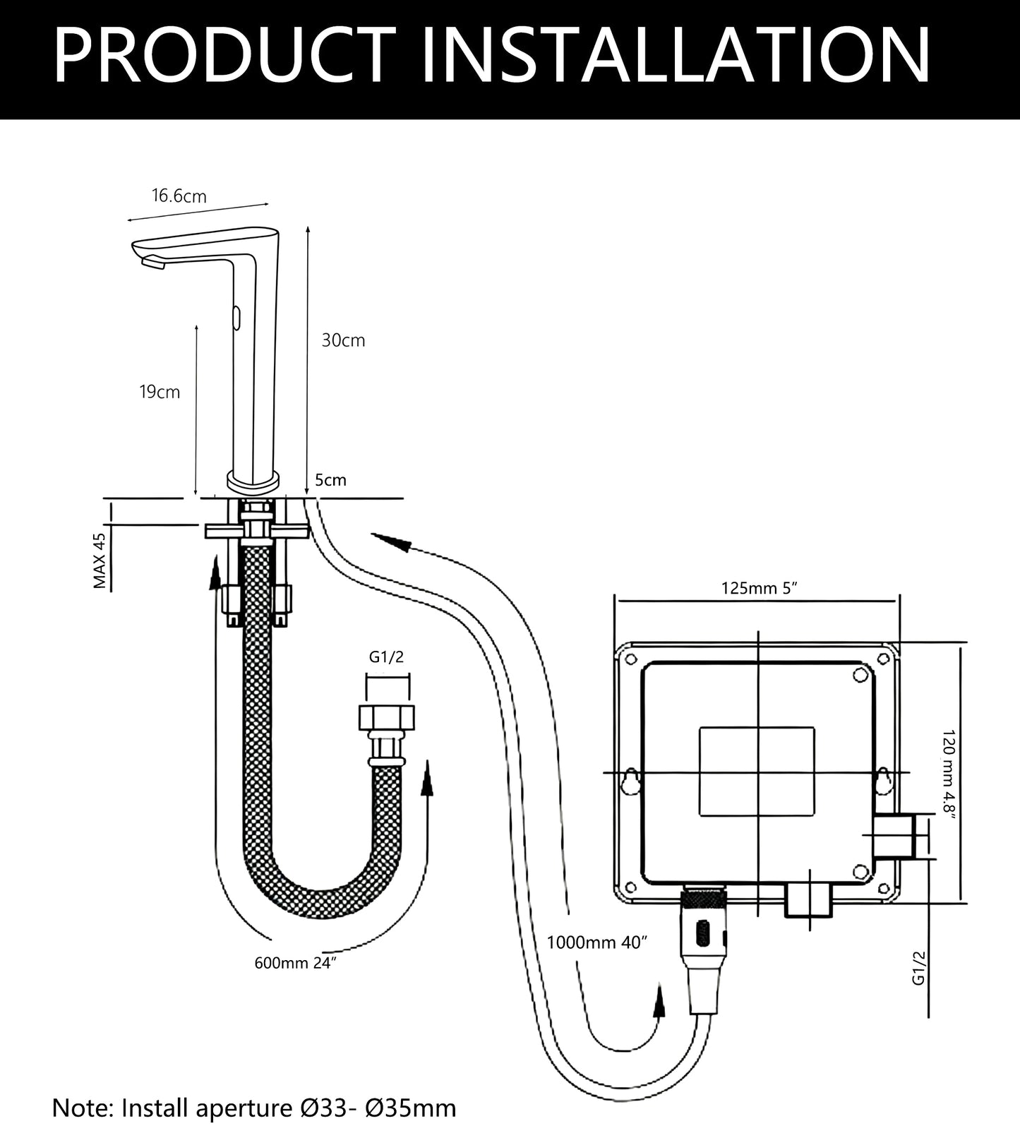 Sensomatica Koudwater Sensorkraan – Chroom