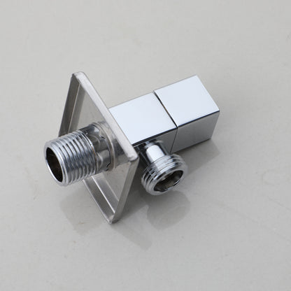 Chroom hoekstopkraan vierkant 1/2"