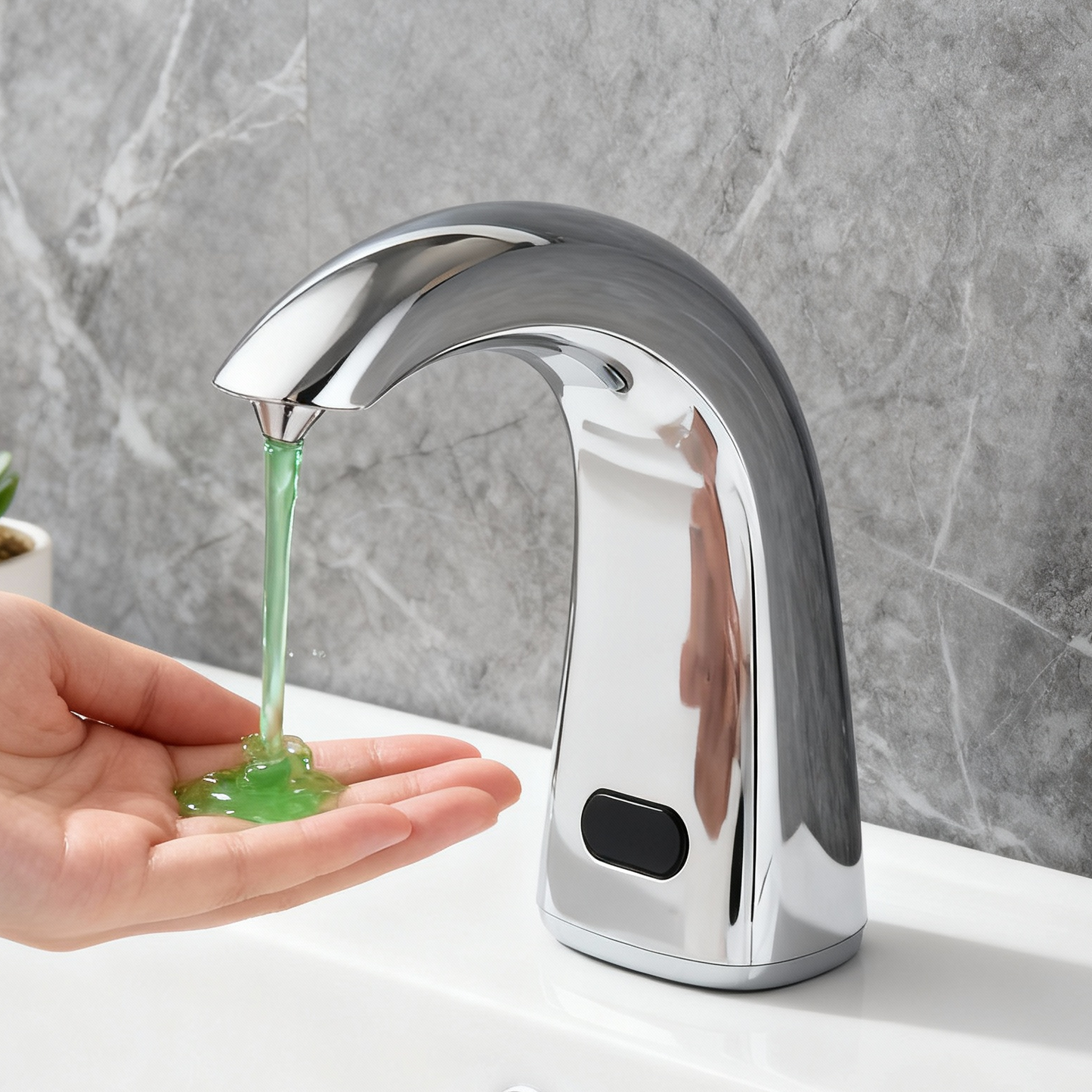 Sensomatica Sensor Zeepdispenser Chroom | 1000 ml