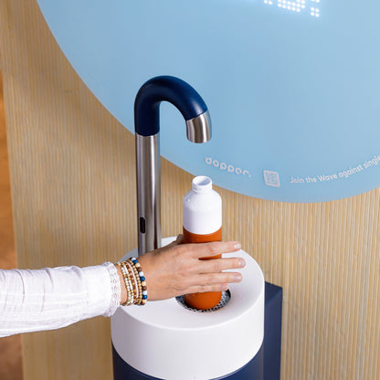 Dopper Sensor Kraan RVS Blauw – Contactloze Waterkraan