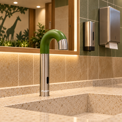 Dopper Sensor Kraan RVS Kelp Groen – Contactloze Waterkraan