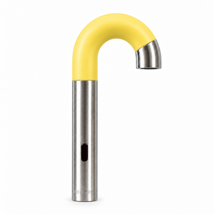Dopper sensor watertap RVS Yellow Tang – Contactloos flessen vullen