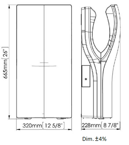 PlastiQline Twinflow Hands-in Handendroger | HEPA-filter | 1 jaar garantie