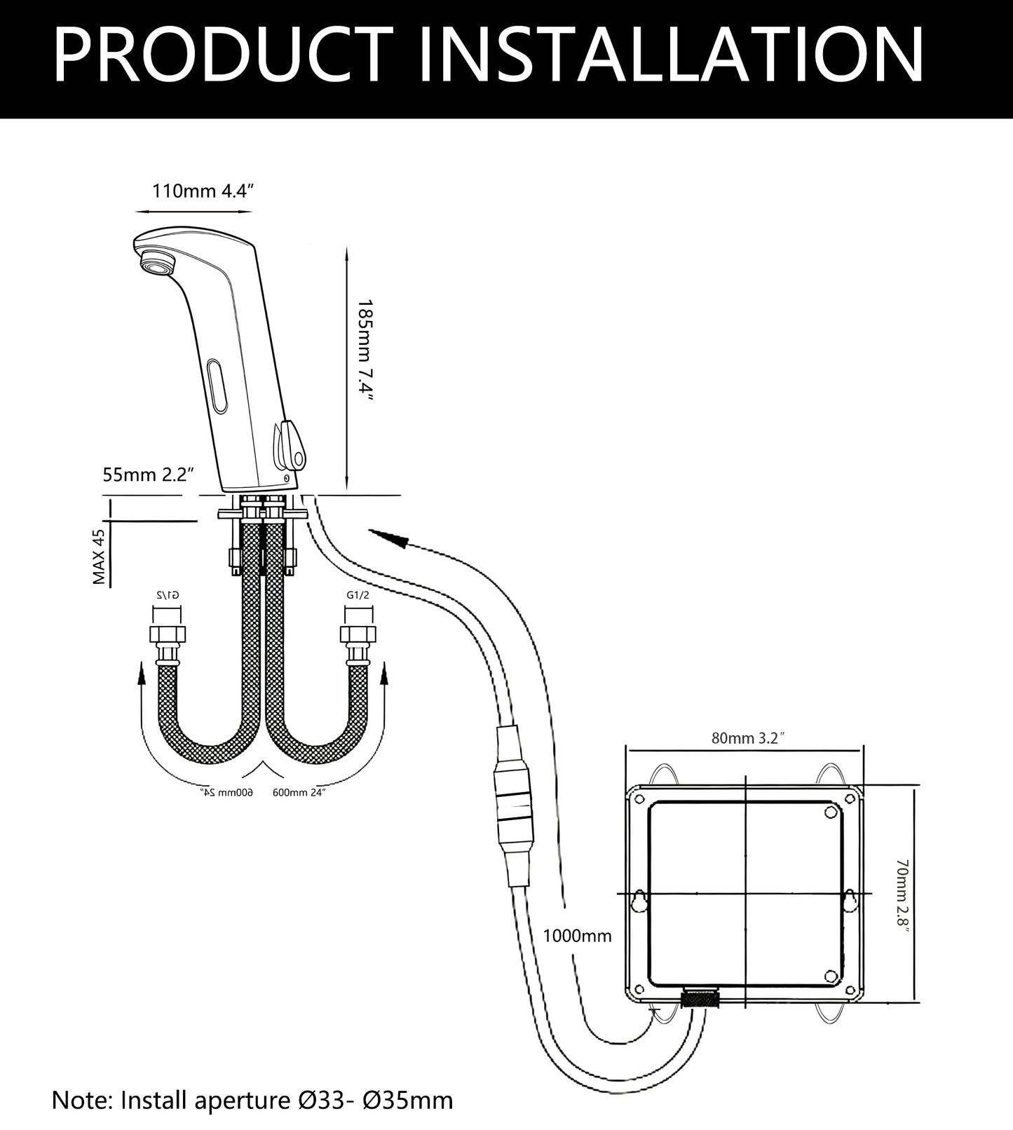 Sensomatica Sensorarmatur Milia Ölbronze