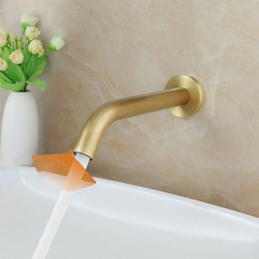 Pesaro bronze colored sensor tap short model 130 MM