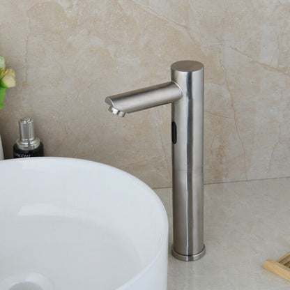 Scuro brushed nickel sensor tap cold model