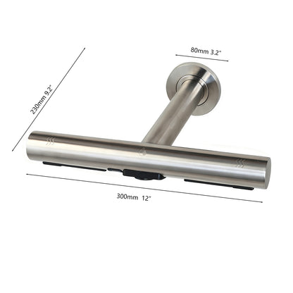 Sensomatica 2-in-1 Sensor Wandkraan Geborsteld Nikkel