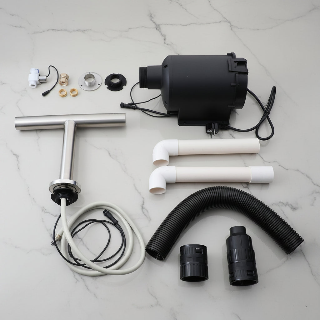 Sensomatica 2-in-1 Sensor Wandkraan Geborsteld Nikkel