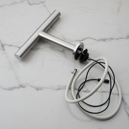 Sensomatica 2-in-1 Sensor Wandkraan Geborsteld Nikkel