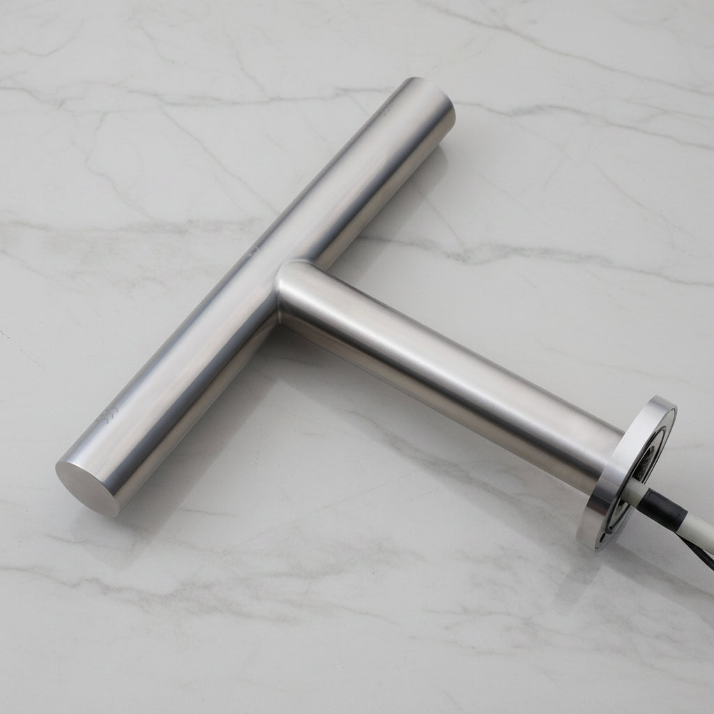 Sensomatica 2-in-1 Sensor Wandkraan Geborsteld Nikkel