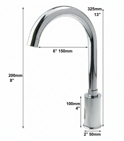 Sensomatica Sensorkraan Alto chroom sensorkraan