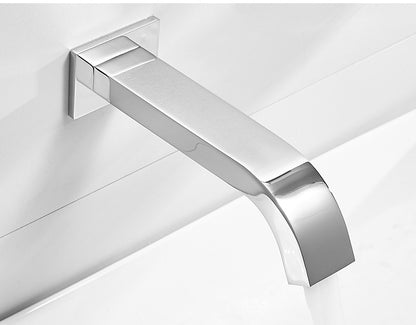 Sensomatica Arco wand sensorkraan chroom | Koudwater inbouwmodel