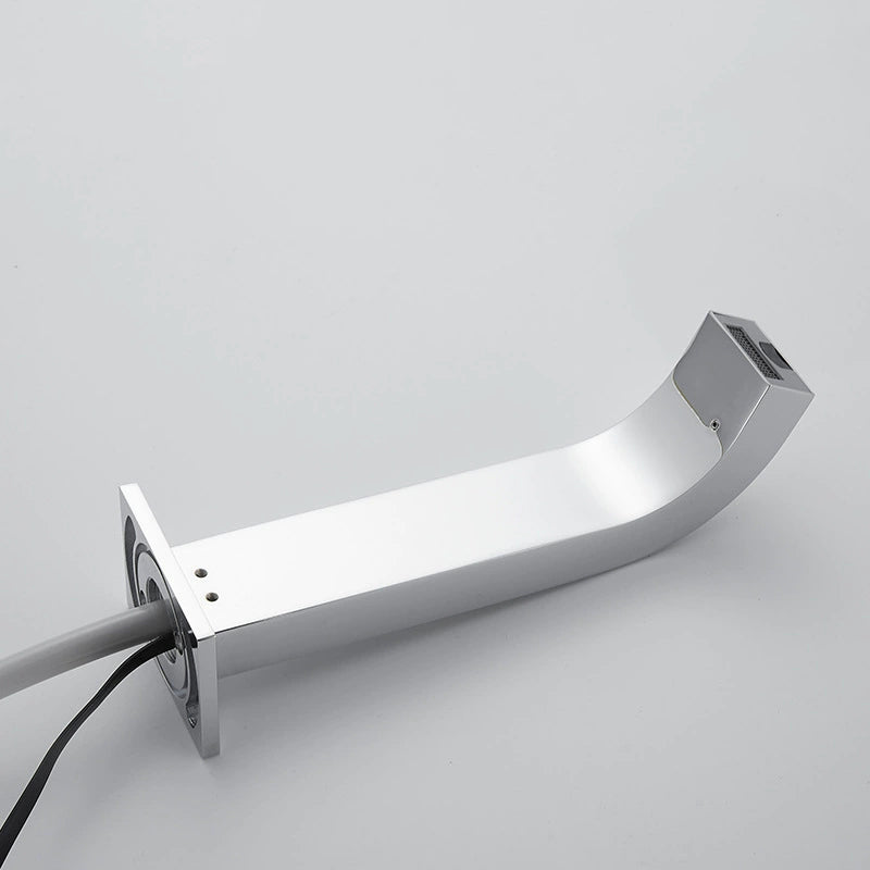 Sensomatica Arco wand sensorkraan chroom | Koudwater inbouwmodel