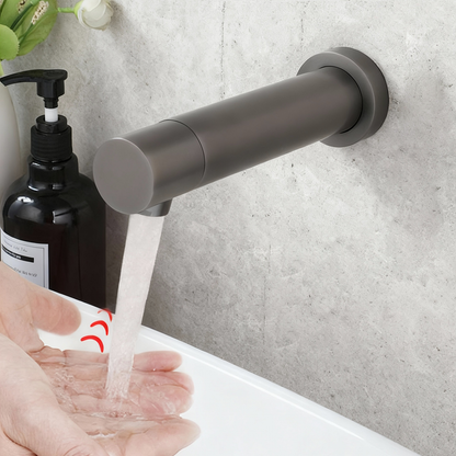 Sensomatica Gun Metal Sensor Muurkraan – 130 mm