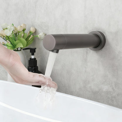 Sensomatica Gun Metal Sensor Muurkraan – 130 mm