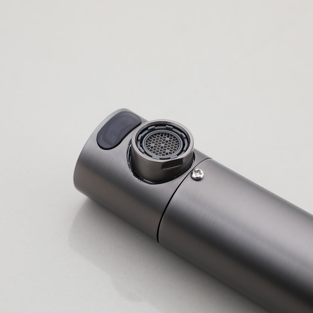 Sensomatica Gun Metal Sensor Muurkraan – 130 mm