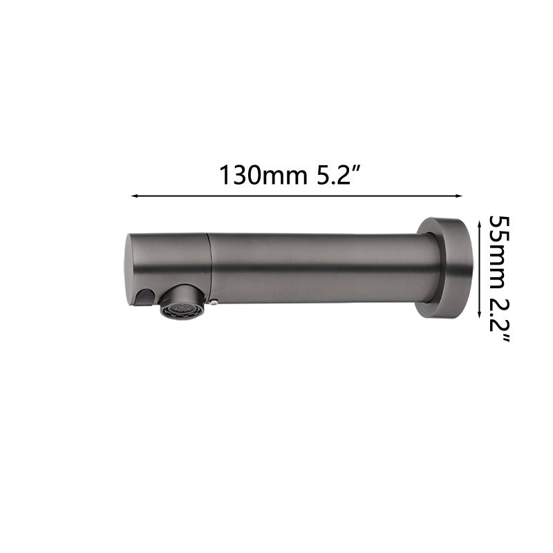 Sensomatica Gun Metal Sensor Muurkraan – 130 mm