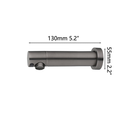 Sensomatica Gun Metal Sensor Muurkraan – 130 mm