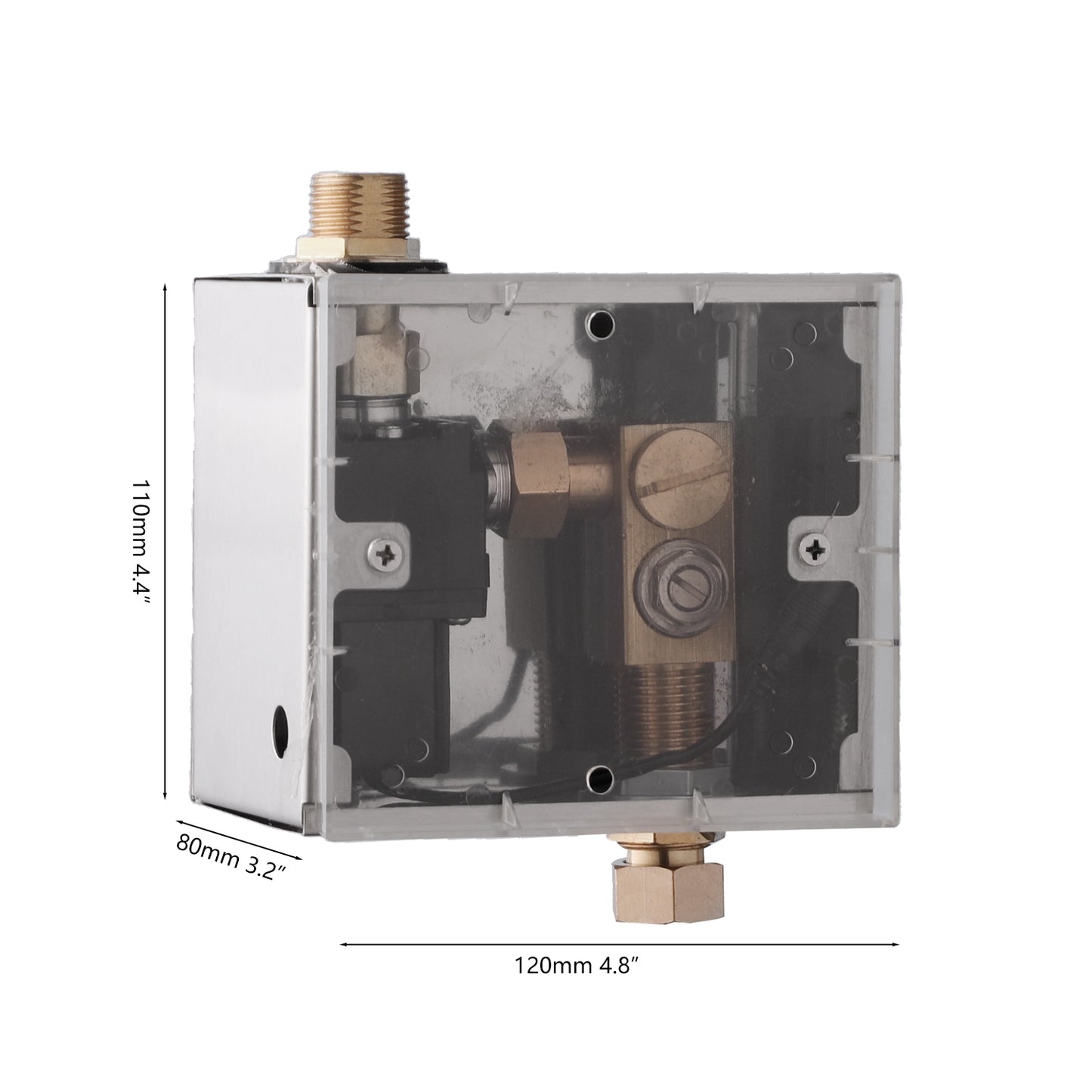Sensomatica RVS Controlebox voor Sensorkraan – BREEAM Geschikt