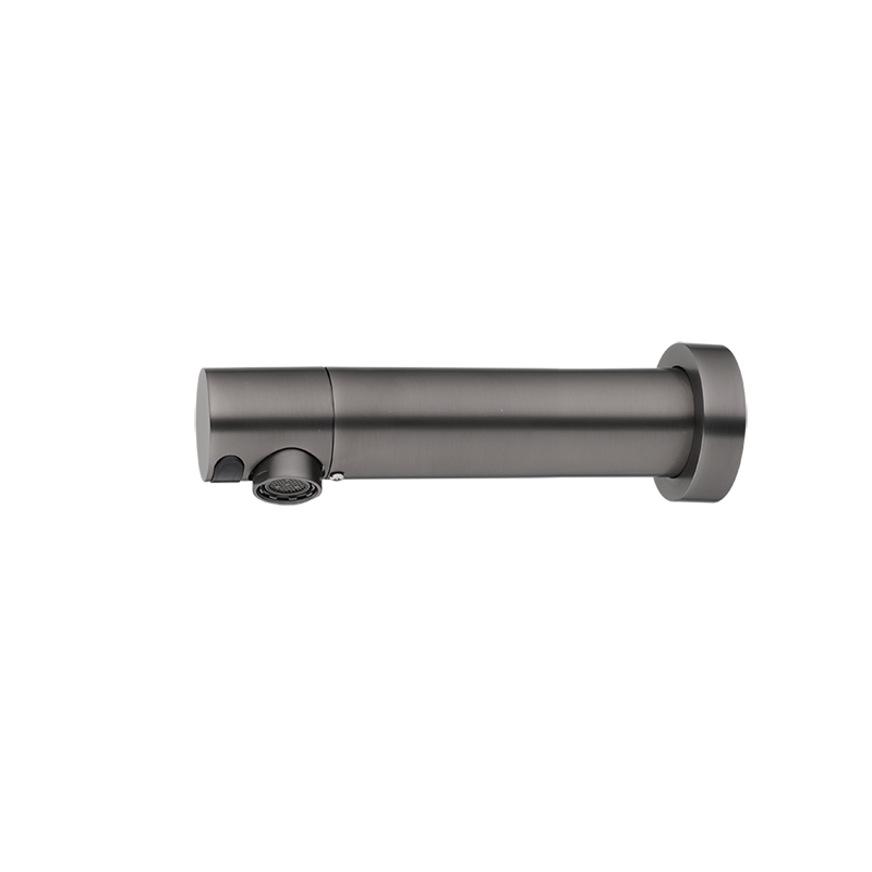 Grifo mural con sensor Sensomatica Gun Metal – 130 mm