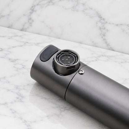 Grifo mural con sensor Sensomatica Gun Metal – 130 mm