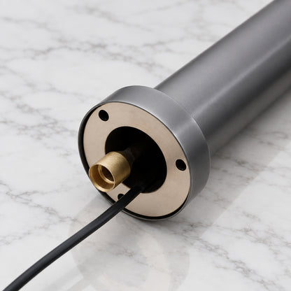 Grifo mural con sensor Sensomatica Gun Metal – 130 mm