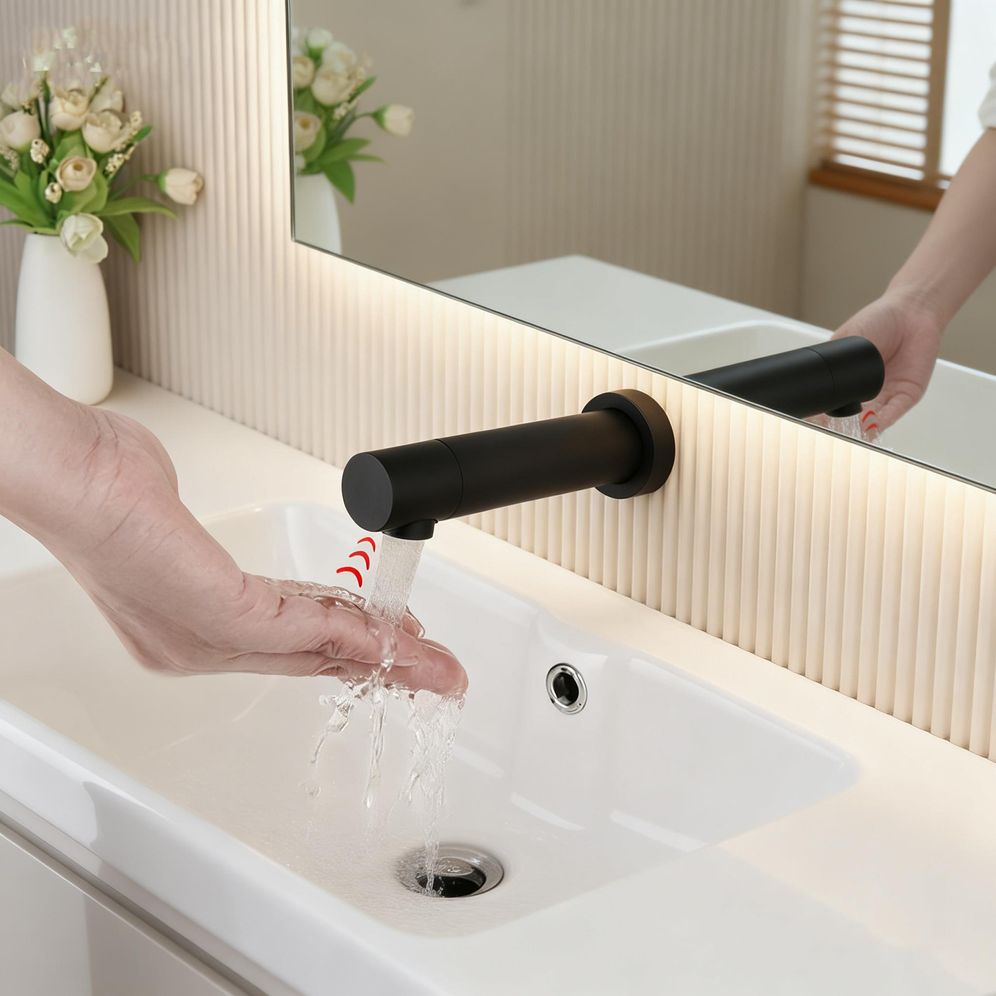 Sensomatica Baltic sensorkraan | Koudwater | 90 mm