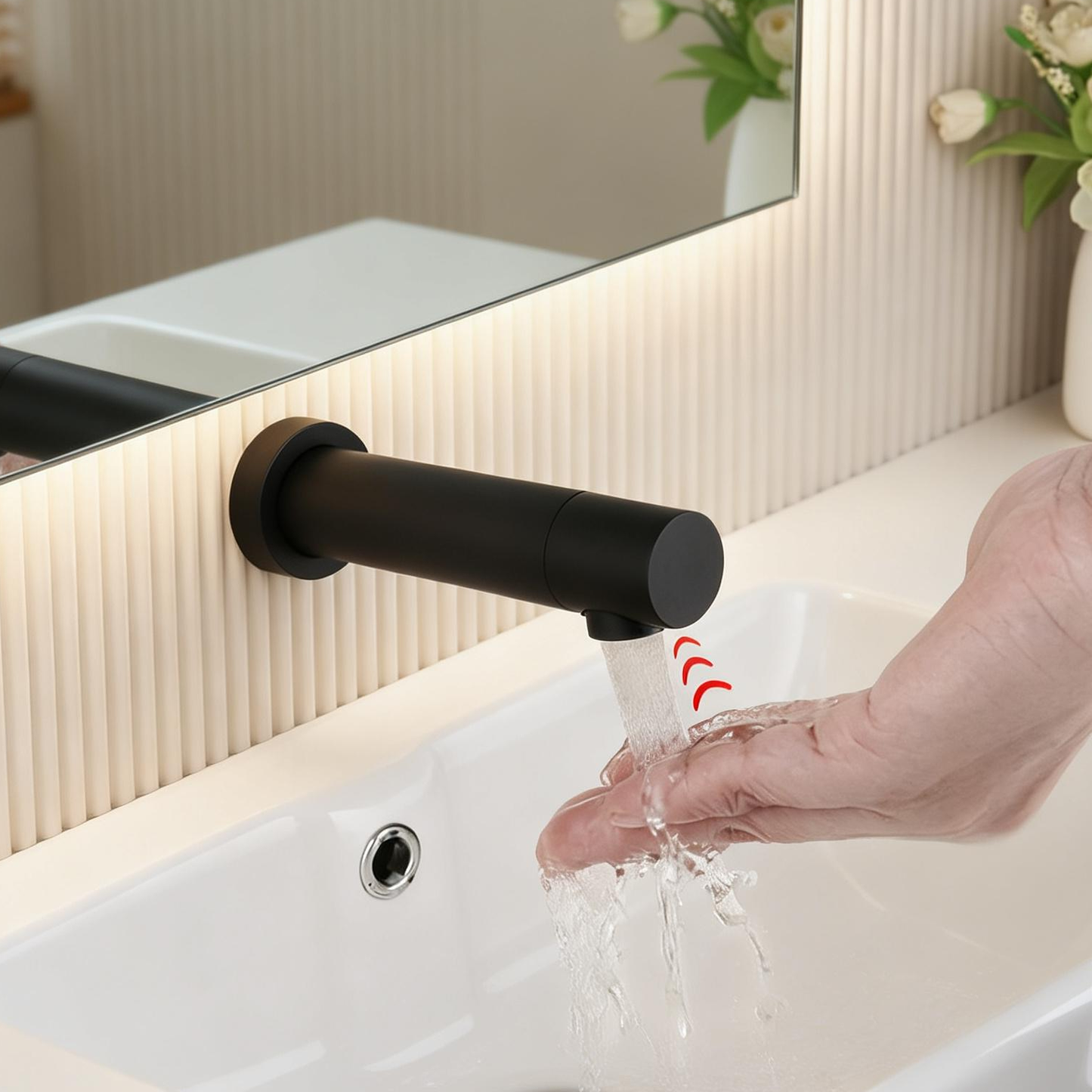 Sensomatica Baltic sensorkraan | Koudwater | 90 mm