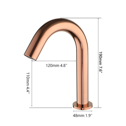 Sensomatica Cesaro sensorkraan rose goud 190MM