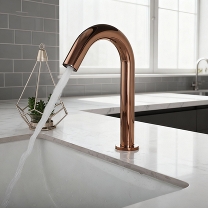 Sensomatica Cesaro rose goud sensorkraan | 245 mm