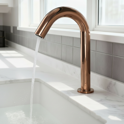 Sensomatica Cesaro rose goud sensorkraan | 245 mm