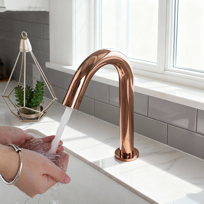 Sensomatica Cesaro rose goud sensorkraan | 245 mm