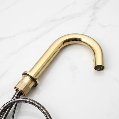 Sensomatica Sensorkraan Cesaro Goud 190MM – Koud Water Model