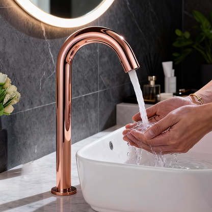 Sensomatica Cesaro sensorkraan rose goud | 330 mm