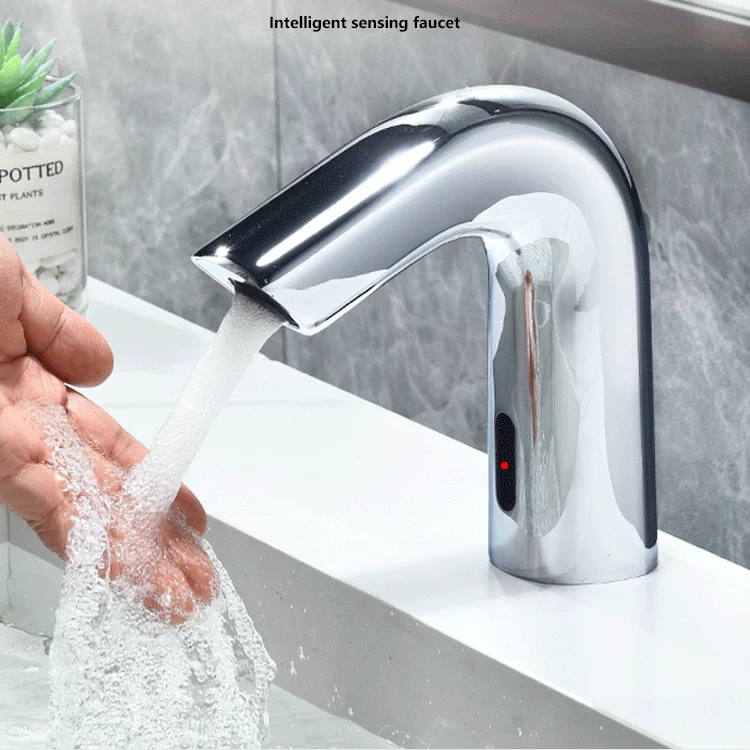 Sensomatica Eron sensorkraan chroom | Koud water model