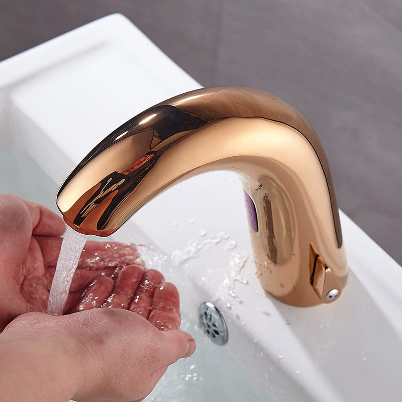 Sensomatica Grande Rubinetto Rose Goud | Warm  Koud | Dual Power