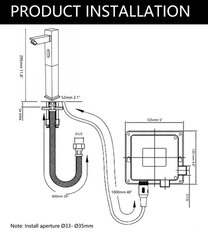 Sensomatica Gratu large gouden sensorkraan