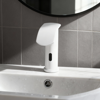 Sensomatica Kavo witte sensorkraan | Koudwatermodel met watervaluitloop