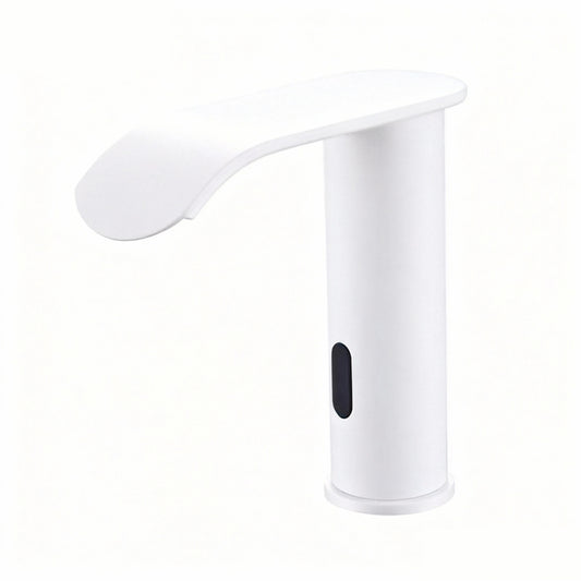 Sensomatica Kavo witte sensorkraan | Koudwatermodel met watervaluitloop