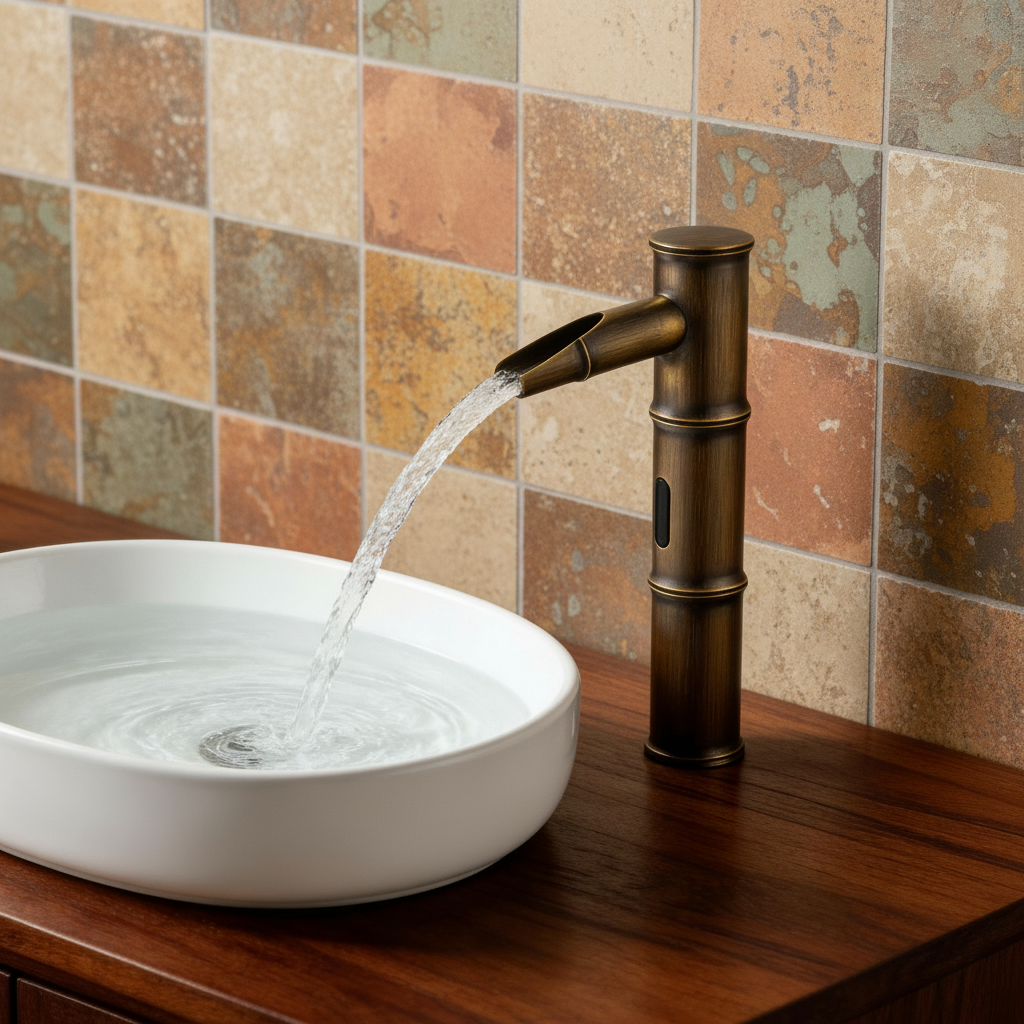 Sensomatica Kyoto Standard Sensor Kraan Brons