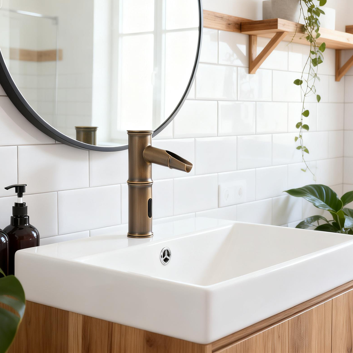 Sensomatica Kyoto Compact Sensor Kraan Brons